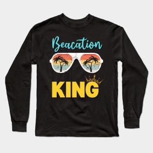 Baecation King 2023 Couples Bae King Vacation Holiday Trip Long Sleeve T-Shirt